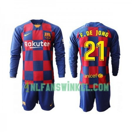 FC Barcelona F.DE JONG 21 Thuistenue 2019/20 Lange Mouw - Kids FC Barcelona F.DE JONG 21 Thuistenue 2019/20 Lange Mouw - Kids